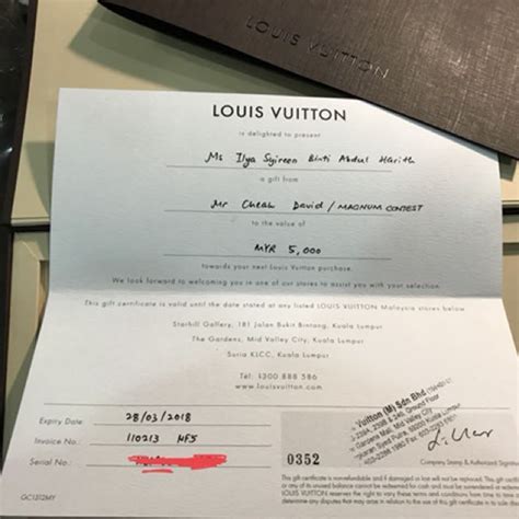 louis vuitton voucher